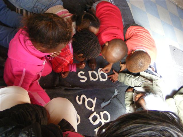 What happens with solid base in letter-sound association.